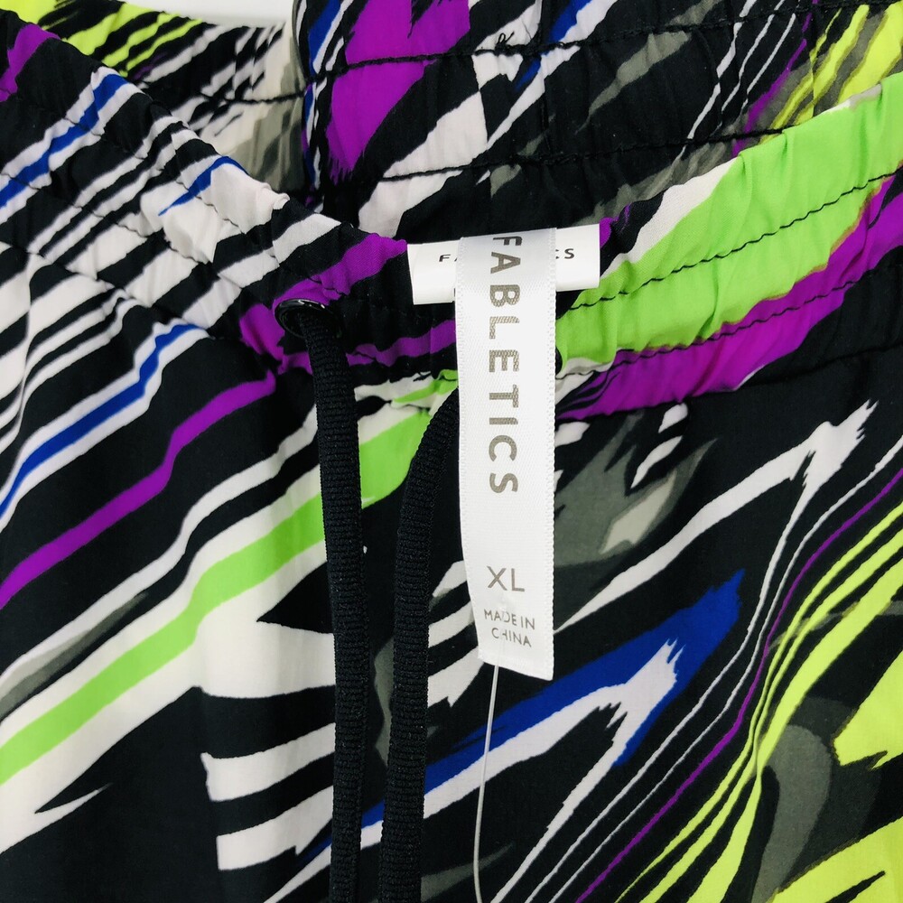 Fabletics Mikah Neon Carnival Pattern Women's Mini Skirt Size XL (14-16) Swirl - Picture 5 of 7